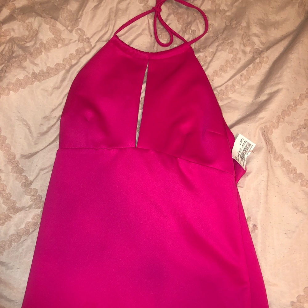 Forever 21 Pink Bodycon Halter Dress
